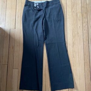 Ann Taylor women’s dress pants Sz 4 “Julie” gray 30” rayon polyester spandex EUC